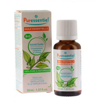 Huile essentielle bio ravintsara Puressentiel - flacon de 30 ml