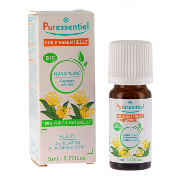 Huile essentielle bio Ylang-Ylang Puressentiel - flacon de 5 ml