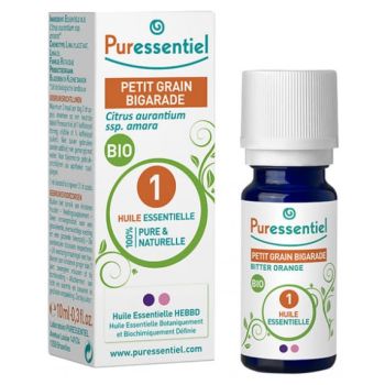 Huile essentielle bio petit grain bigarade Puressentiel - flacon de 10 ml