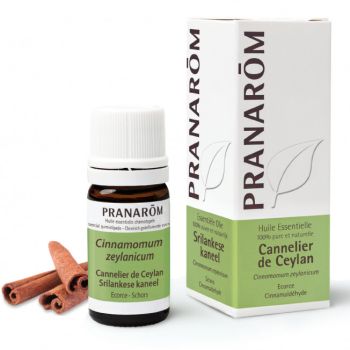 Huile essentielle de Cannelier de Ceylan Pranarôm - flacon de 5 ml