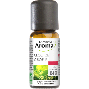 Huile essentielle de Clou de Girofle bio Le Comptoir Aroma - flacon de 5ml