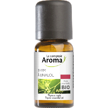 Huile essentielle de Thym à linalol bio Le Comptoir Aroma - flacon de 5 ml