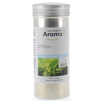 Huile essentielle de citron Bio Le comptoir Aroma - flacon de 30 ml