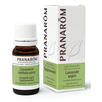 Huile essentielle de lavande aspic Pranarôm - flacon de 10 ml