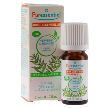 Huile essentielle verveine citronnée Puressentiel - flacon de 5ml