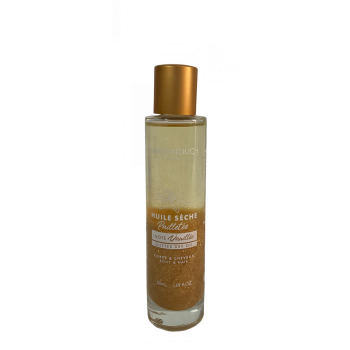 Huile sèche pailletée senteur Vanille Innovatouch Cosmetic - flacon de 50ml