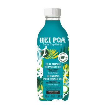 Huile soin capillaire réparateur Monoï Hei Poa - flacon de 100ml