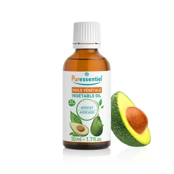 Huile végétale avocat bio Puressentiel - flacon de 50ml