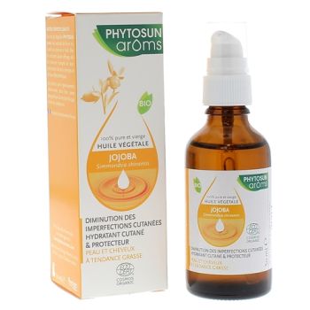 Huile végétale de Jojoba Phytosun Arôms - flacon de 50 ml