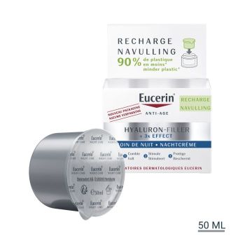 Hyaluron-filler + 3x Effect Soin de nuit Eucerin - recharge de 50ml