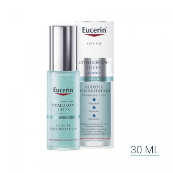 Hyaluron-Filler + 3x Effect Sérum booster d'hydratation Eucerin - flacon pompe de 30 ml