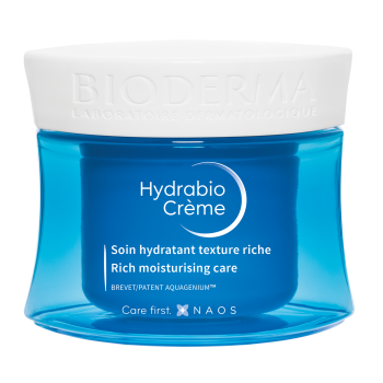 Hydrabio crème soin hydratant texture riche Bioderma - pot de 50 ml