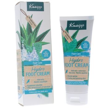 Hydro Foot Cream Crème pour les pieds Kneipp - tube de 75 ml