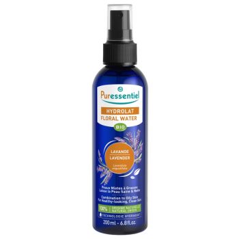 Hydrolat eau florale lavande bio Puressentiel - spray de 200 ml