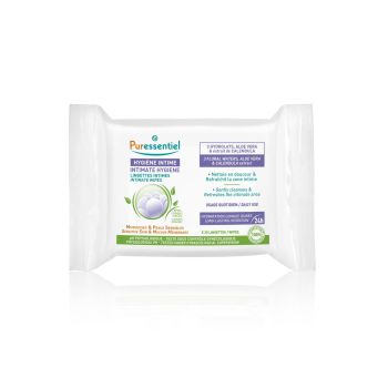 Hygiène intime Lingettes intimes Puressentiel - paquet de 25 lingettes