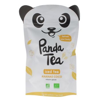 Iced tea détox ananas & coco Panda Tea - 28 sachets