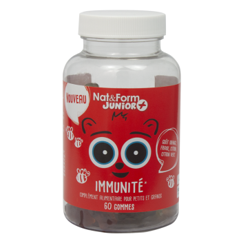 Immunité junior Nat & Form - pot de 60 gommes