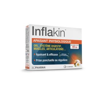 Inflakin apaisant physiologique 3C Pharma - boîte de 10 comprimés