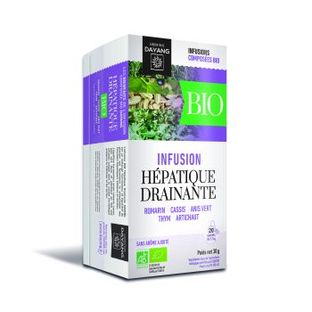 Infusion Bio hépatique drainante Dayang - boîte de de 20 sachets