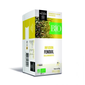 Infusion Fenouil bio ballonnements Dayang - boîte de 20 sachets