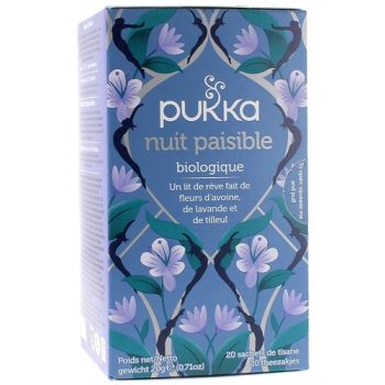 Infusion Nuit paisible bio Pukka - boite de 20 sachets