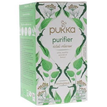 Infusion Purifier éclat intérieur bio Pukka - boite de 20 sachets