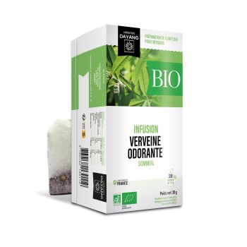 Infusion Verveine odorante sommeil bio Dayang - boîte de 20 sachets