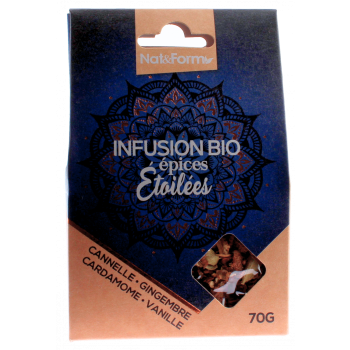 Infusion bio épices étoilées Nat&form - sachet de 70g