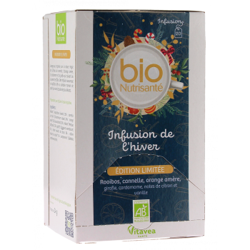 Infusion de l'hiver bio Vitavea - boite de 20 sachets