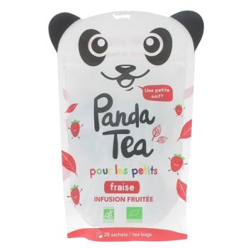 Infusion Fraise pour les petits Panda Tea - 28 sachets