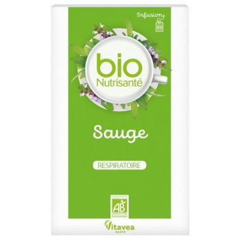 Infusion sauge respiratoire bio Vitavea - boîte de 20 sachets