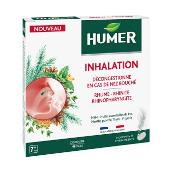 Inhalation Humer - boîte de 8 comprimés effervescents