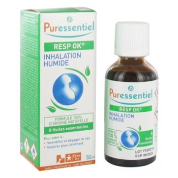 Resp OK Inhalation humide Puressentiel respiratoire - flacon de 50ml