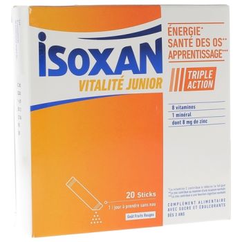 Vitalité Junior Isoxan - boite de 20 sticks