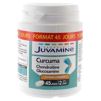 Juvamine curcuma chondroïtine glucosamine - boite de 90 comprimés