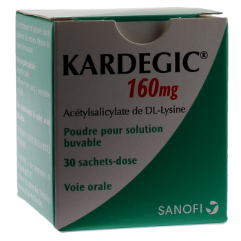 Kardegic 160 mg poudre pour solution buvable - boite de 30 sachets-dose