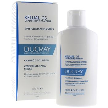 Kelual DS Shampoing traitant états pelliculaires sévères Ducray - flacon de 100 ml