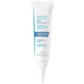 Keracnyl Glycolic+ Crème désincrustante Ducray - tube de 30 ml