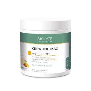 Keratine Max anti-chute Biocyte - boîte de 240 g