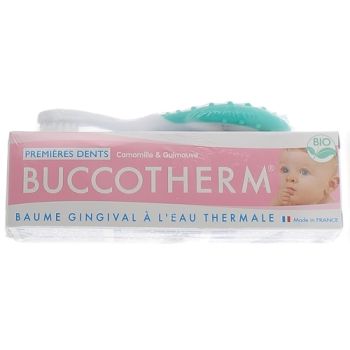 Kit Premières dents bio 0 à 2 ans Buccotherm - un tube de 50ml + une brosse à dents