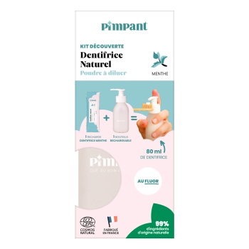 Kit découverte dentifrice Pimpant - un kit