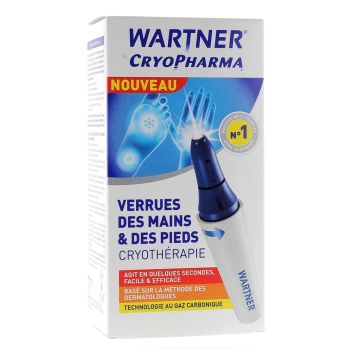 Kit verrues mains pieds Wartner by cryopharma - 1 stylo applicateur de 14 ml