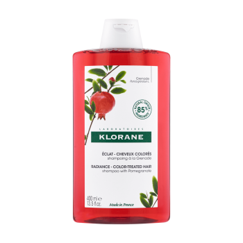 Shampooing à la grenade éclat cheveux colorés Klorane - flacon de 400 ml