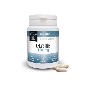 L-Lysine 1000mg Dayang - pot de 60 gélules