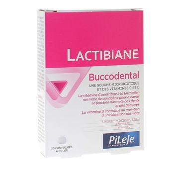 Lactibiane Buccodental Pileje - boîte de 30 comprimés