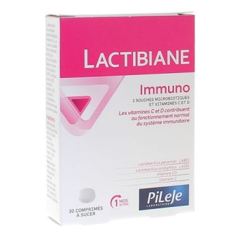 Lactibiane immuno Pileje - boite de 30 comprimés à sucer