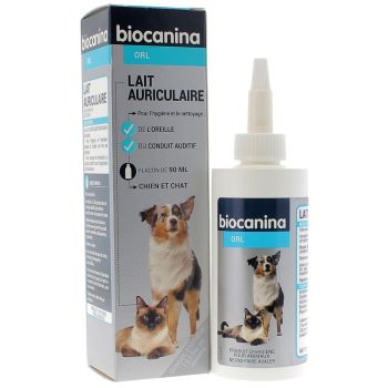 Lait auriculaire Biocanina ORL - flacon de 90 ml