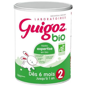 Lait en poudre Bio 2ème âge Guigoz - boite de 800 g