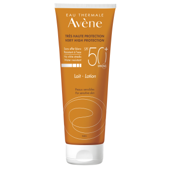 Lait solaire très haute protection SPF 50+ Avène - tube de 250 ml