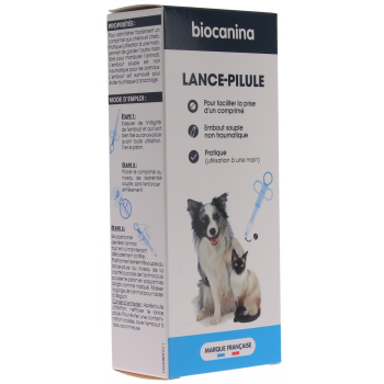 Lance-pilule pour chiens ou chats Biocanina - un lance-pilule